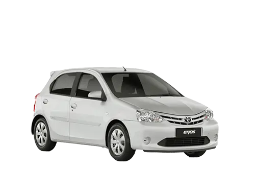 Toyota Etios Liva cab image – Hatchback taxi with 4+1 seating for Ooty travel